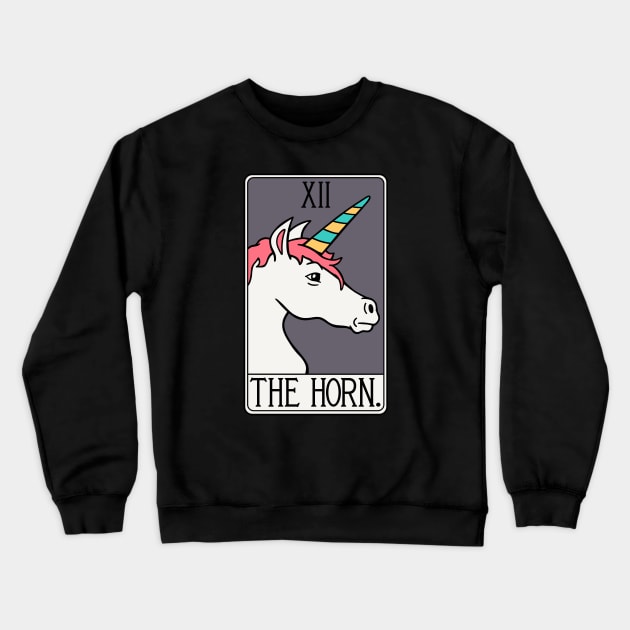 Unicorn Tarot Card Crewneck Sweatshirt by isstgeschichte